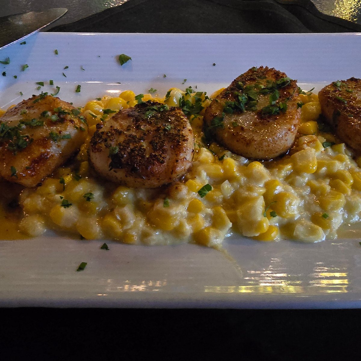 Prime 47 Carmel signature dishes Blackened Scallops
Ahi Tuna & Wagyu Beef
Sea Scallops